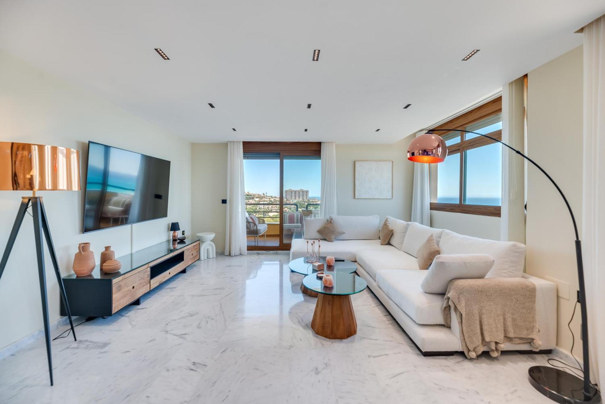 베날마데나코스타 Luxury 4Bdr Penthouse With Sea Views 아파트 외부 사진